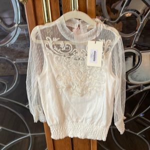 Joyfolie Lace Top NWT